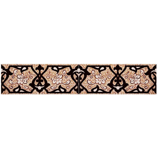 seljuk pattern  border tile