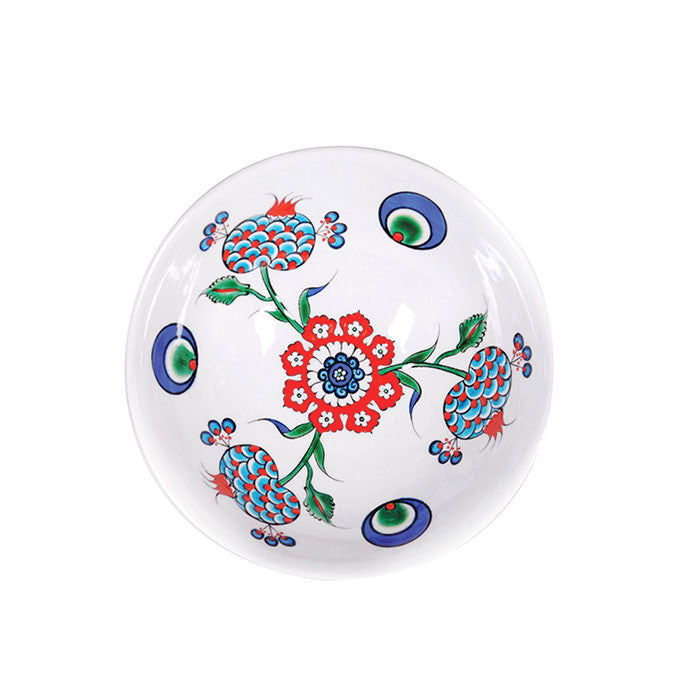 Iznik Pomegranate Flowers Bowl 