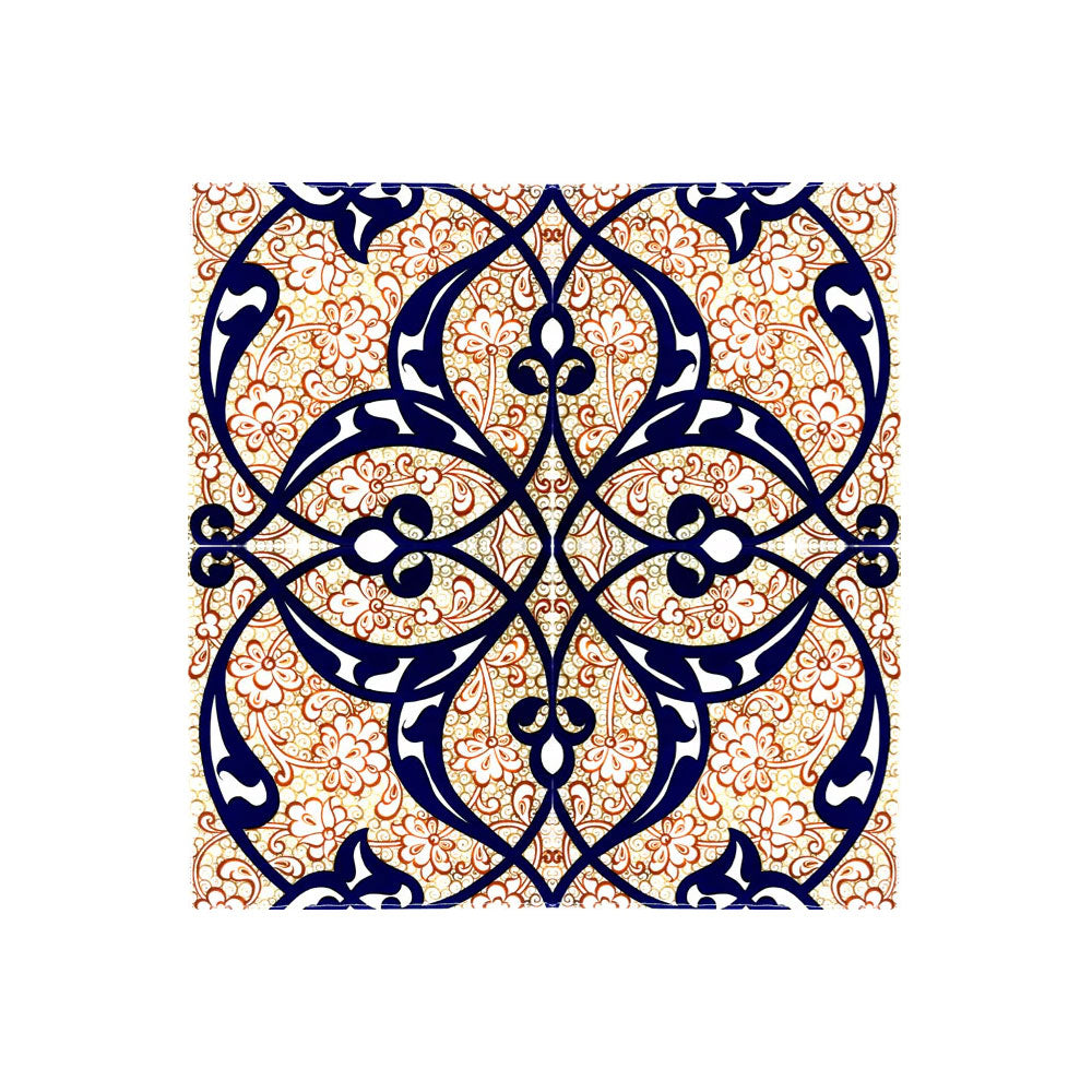 Seljuk design iznik quartz tile