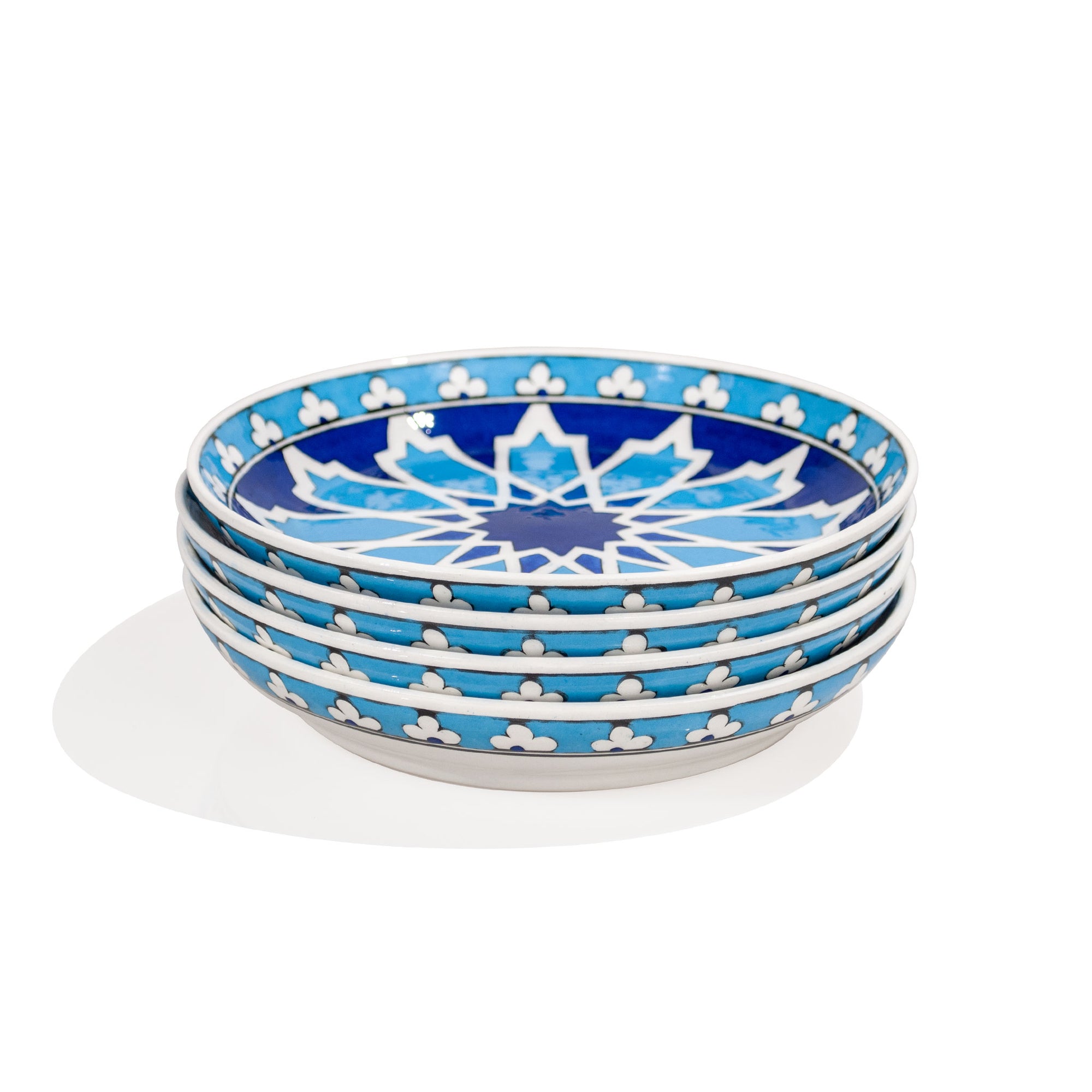 Iznik Ceramic Appetizer Plate Set - Seljuk