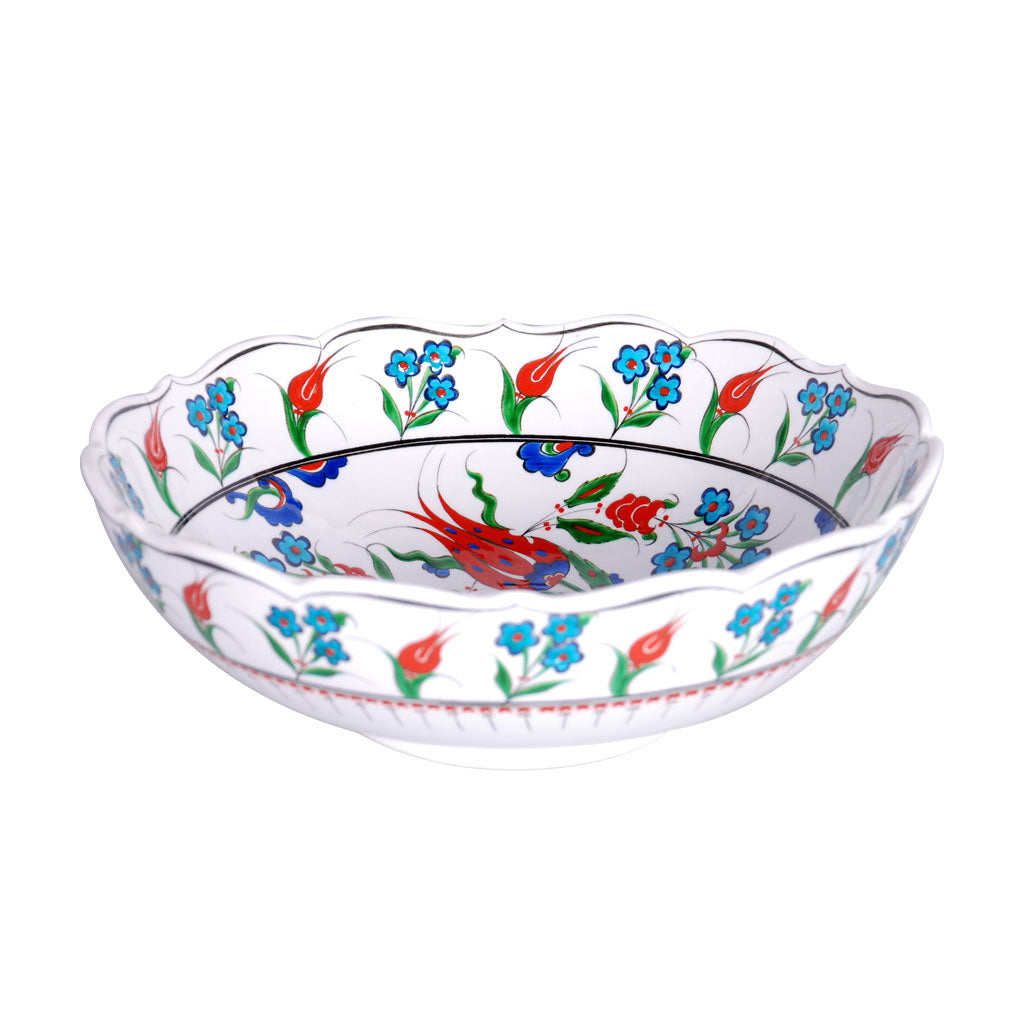 Iznik Bowl | Hyacinths, Carnations and Tulip