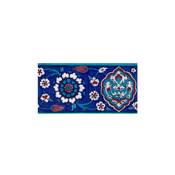 Iznik Border Tile from Rustem Pasha Mosque