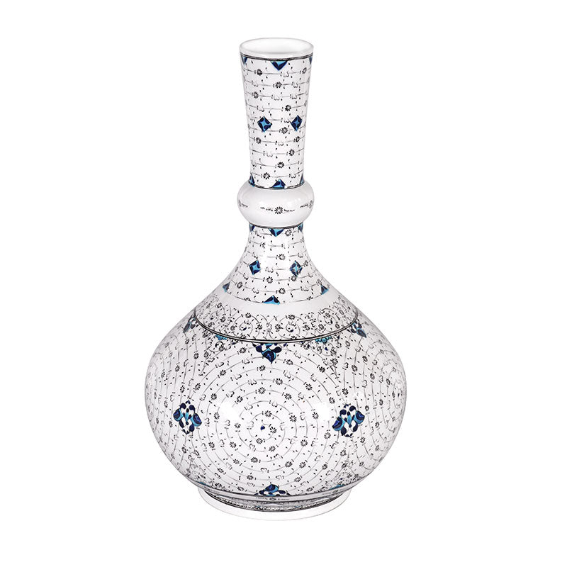 iznik pottery vase golden horn design