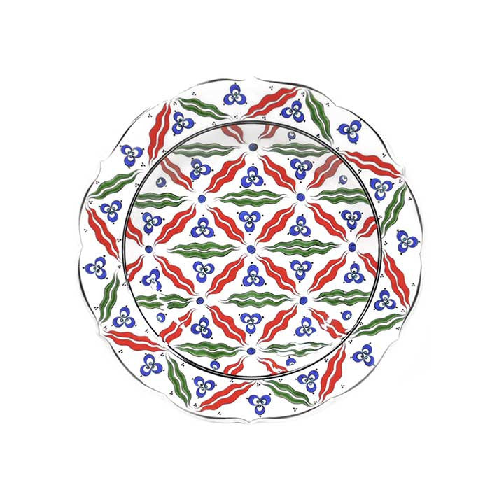 iznik plate chintamani patterns