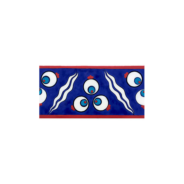 Iznik Border Tile Chintamani Design