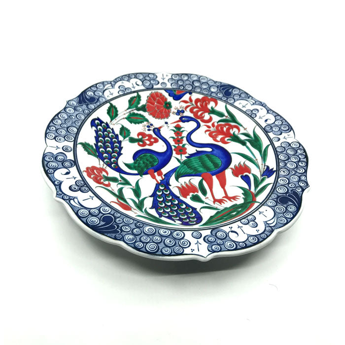 Iznik Dish Peacock Design Calouste Gulbenkian Museum