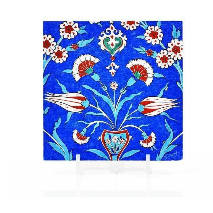 Iznik Tile Carnations And Tulips