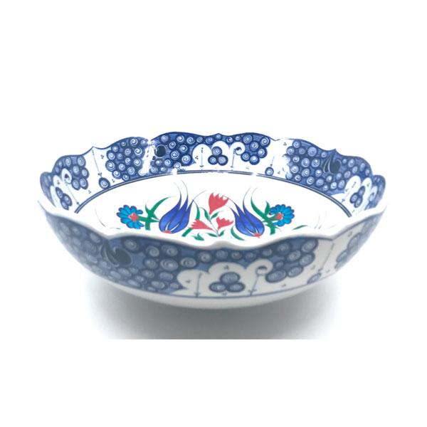 Iznik Floral Pattern Salad Bowl