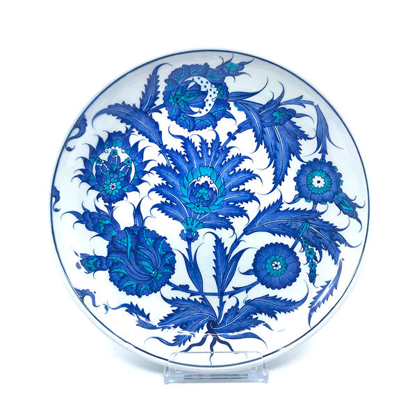 Iznik Deep Plate Sycamore Flower