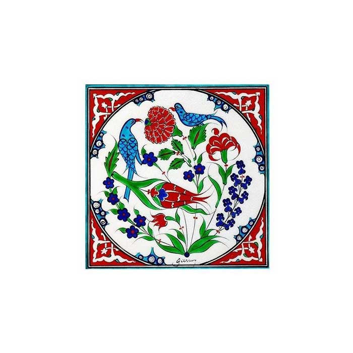 Iznik Tile  Bird Design