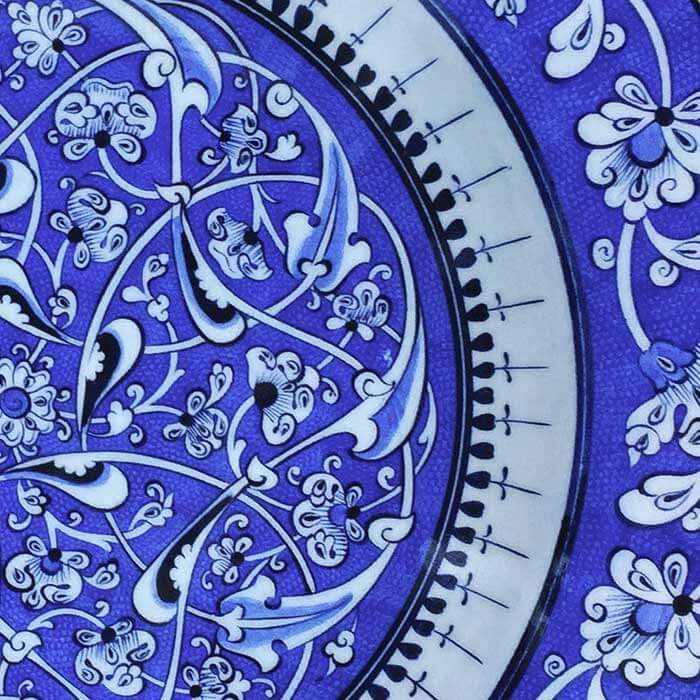 iznik pltae rumi pattern