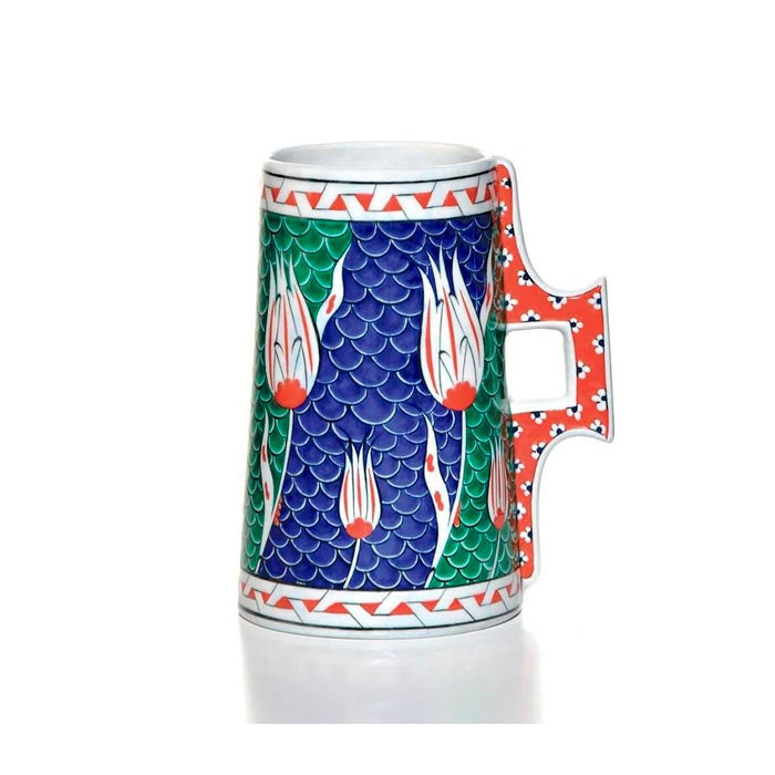 Iznik Tankard Fish-Scale Pattern