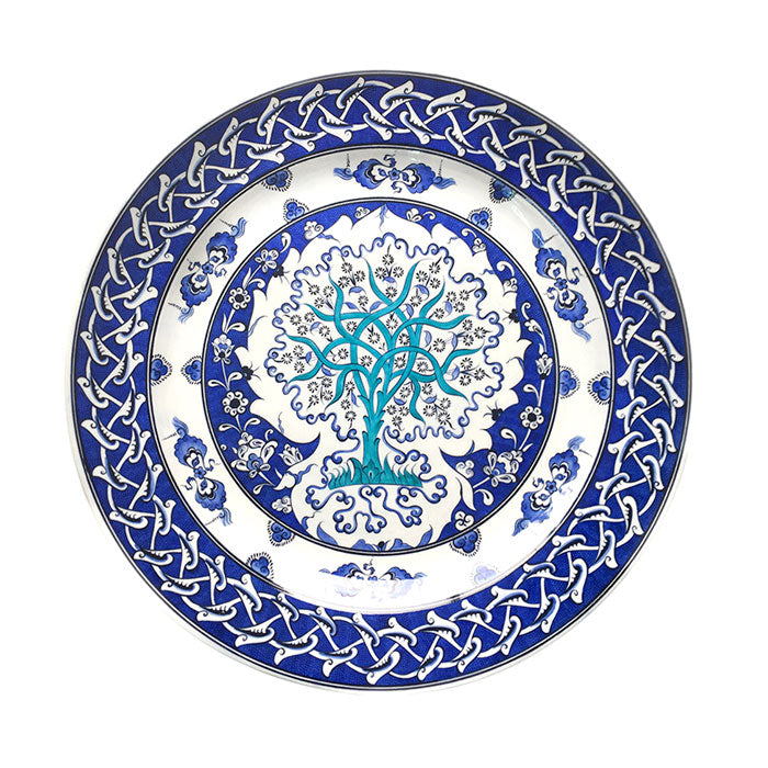 Iznik Plate Tree of Life Design