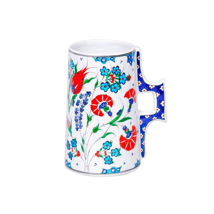 Iznik Tankard Floral Design