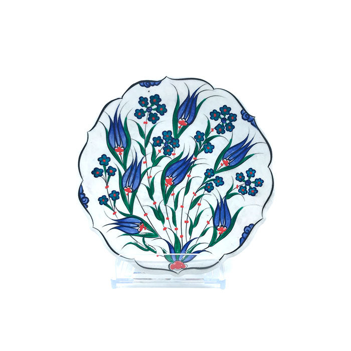 Iznik Plate | Flowers with Tulips