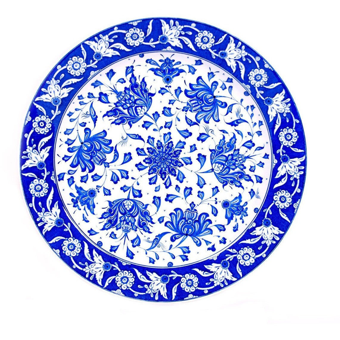 Iznik Plate Lotus design