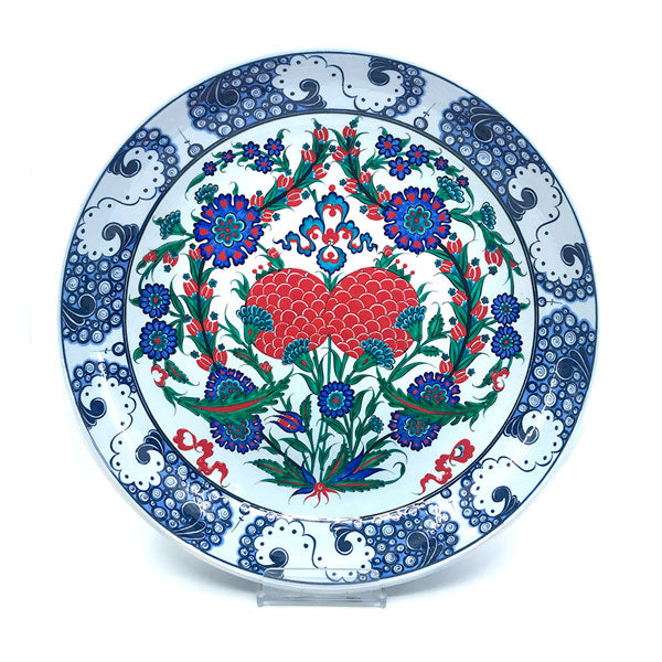 Iznik Plate British Museum Pomegranate Flowers