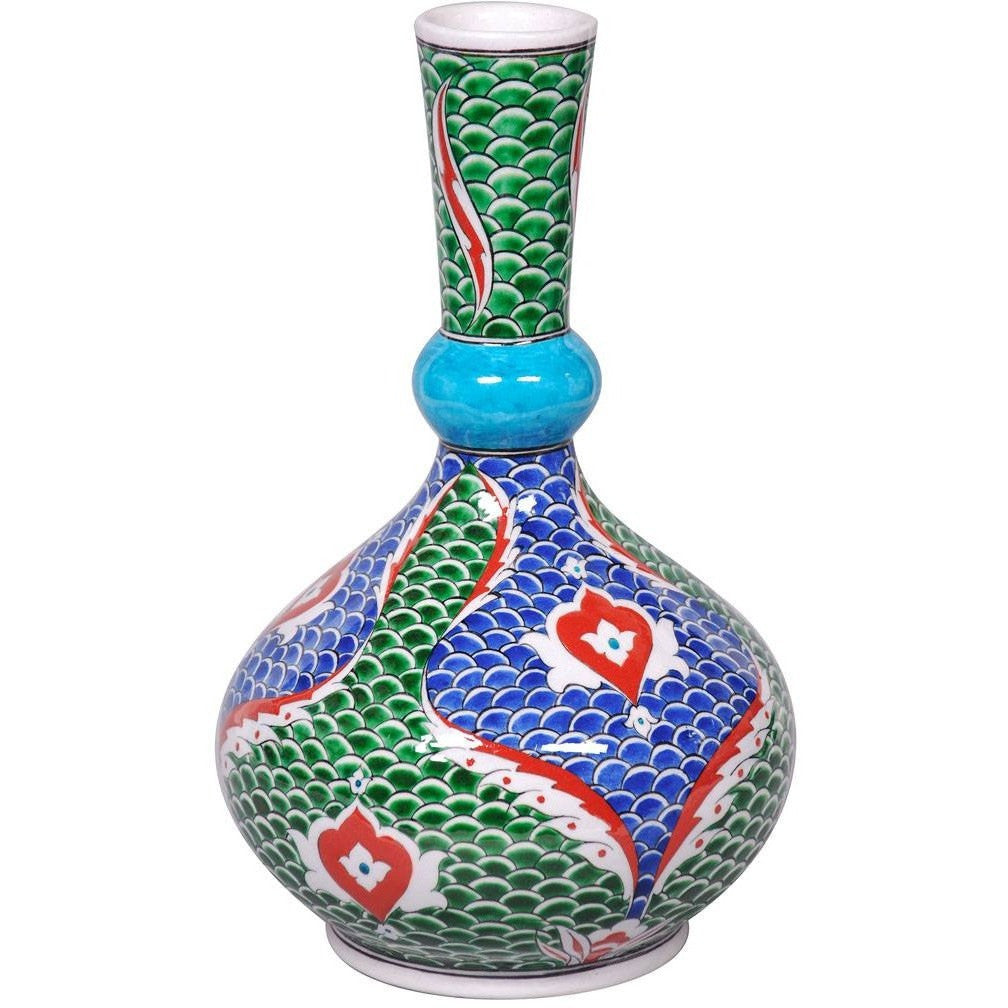 Vase - Iznik Vase | Fish-Scale Pattern