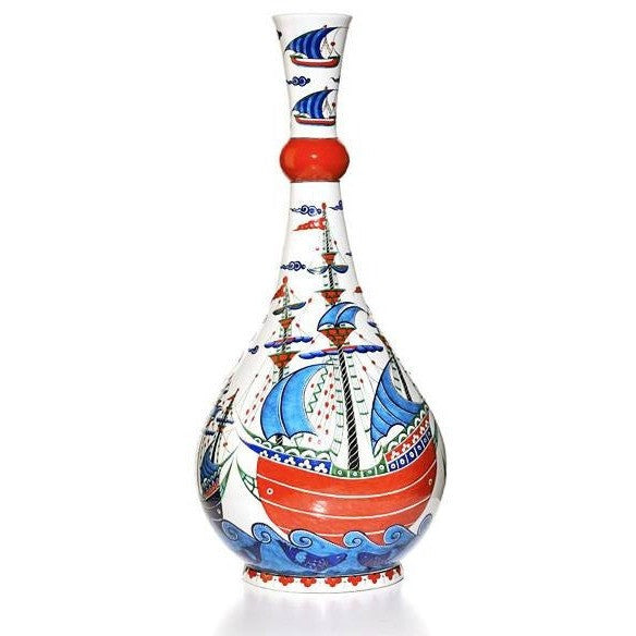 Vase - Iznik Vase | Majestic Galleon Design